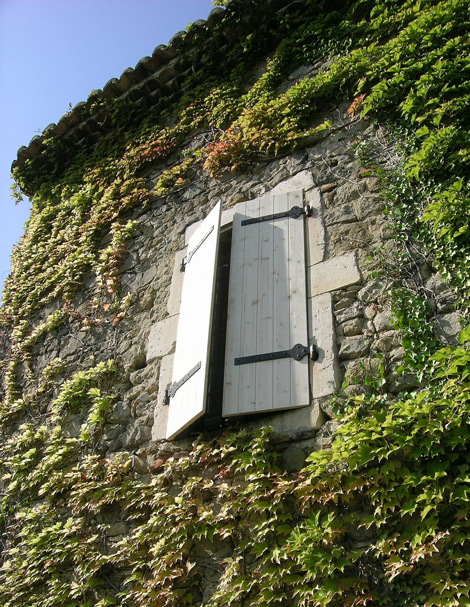 Volets — Épicéa, à peindre.