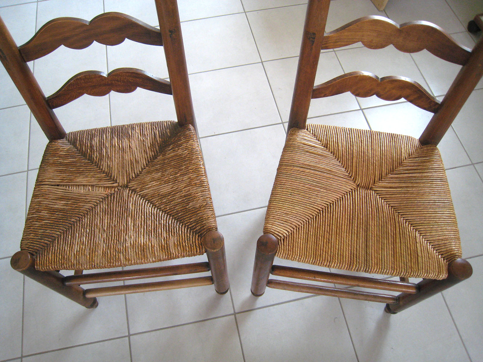 Assise — Paillage seigle.
Avant / après